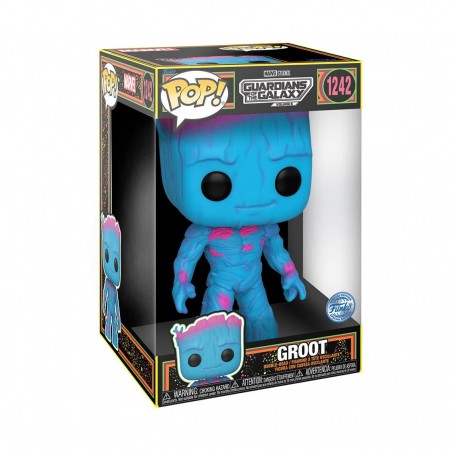 Funko pop jumbo super sized marvel guardianes de la galaxia vol 3 groot blacklight 71122