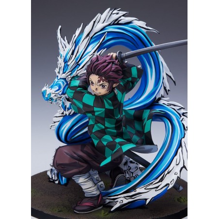 Estatua aniplex demon slayer kimetsu no yaiba tanjiro kamado 1 - 8 ver.19 cm