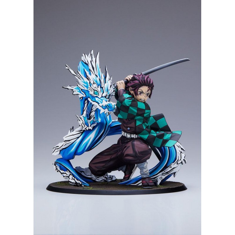 Estatua aniplex demon slayer kimetsu no yaiba tanjiro kamado 1 - 8 ver.19 cm