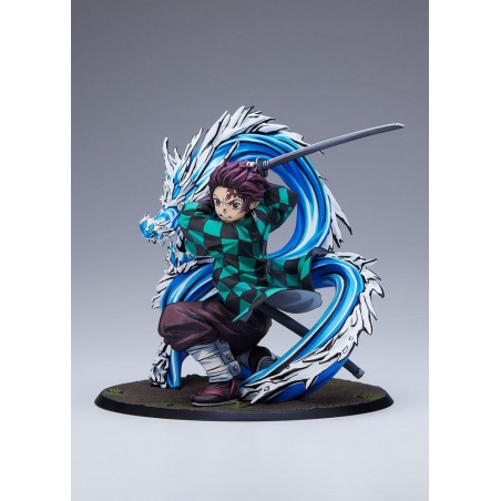 Estatua aniplex demon slayer kimetsu no yaiba tanjiro kamado 1 - 8 ver.19 cm