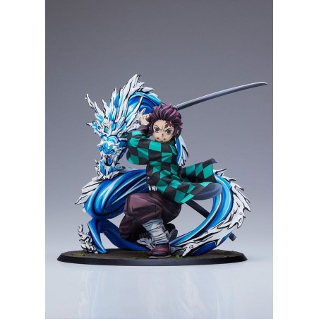 Estatua aniplex demon slayer kimetsu no yaiba tanjiro kamado 1 - 8 ver.19 cm