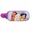 Portatodo 3D Princesas Disney Doble 22x9.5x8cm.