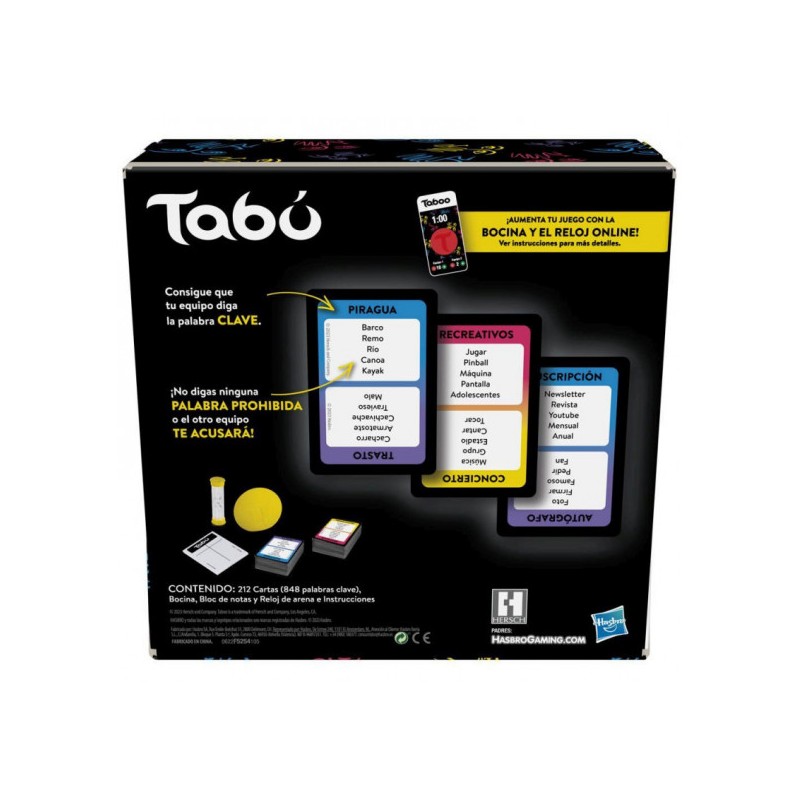 Juego de mesa hasbro tabú