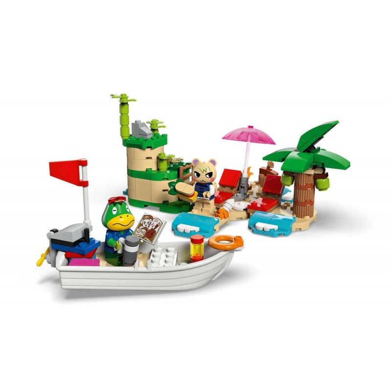 Lego animal crossing paseo en barca con el capitán