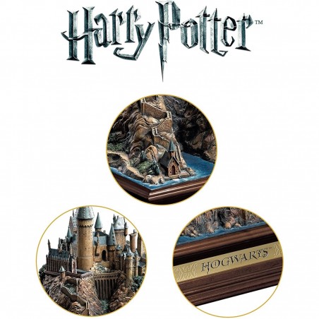 Replica the noble collection harry potter escuela de hogwarts 30 cm premium