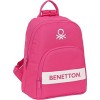 Mini Mochila Benetton Raspberry 25X13X30 Cm