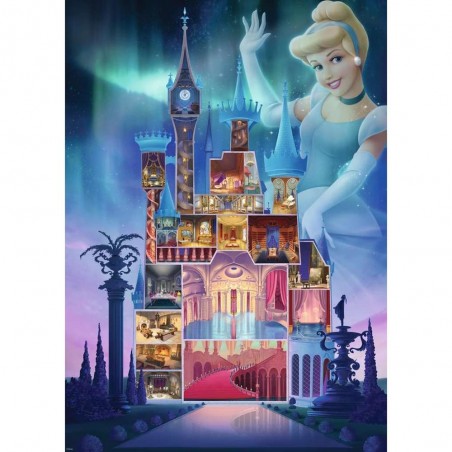 Puzzle ravensburger disney castles - cenicienta 1000 piezas