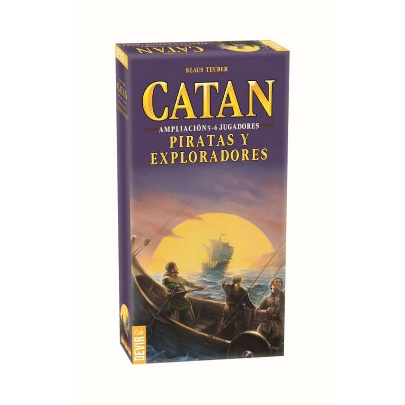 Juego de mesa devir catan piratas y exploradores 5 - 6 jugadores