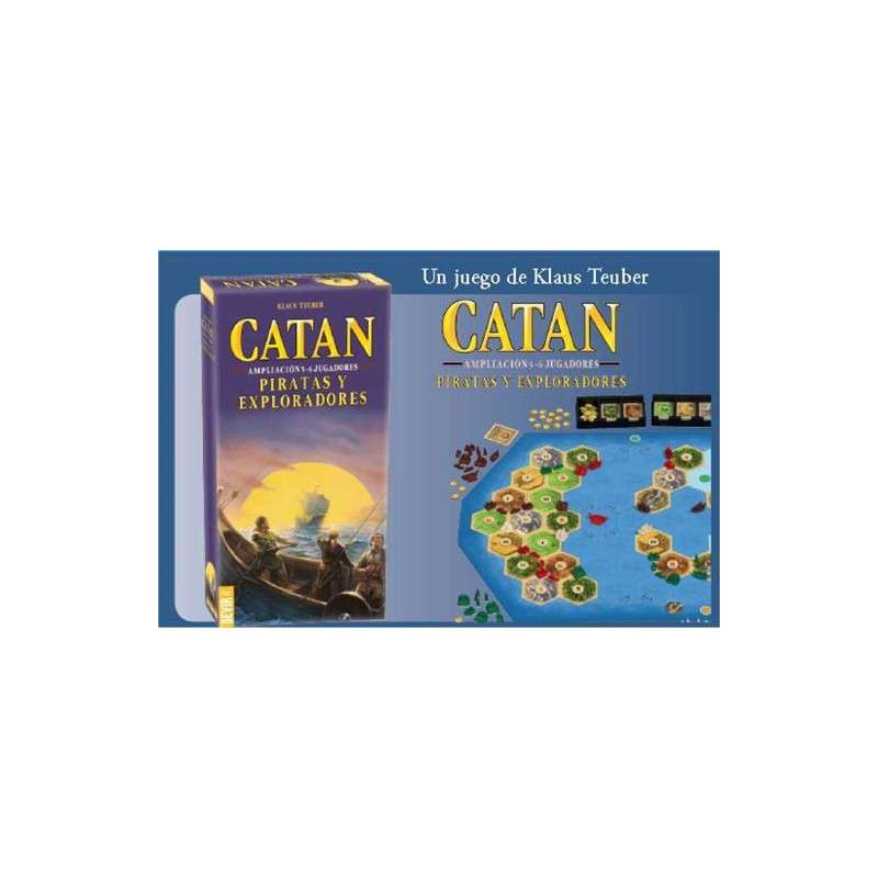 Juego de mesa devir catan piratas y exploradores 5 - 6 jugadores