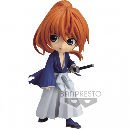 Figura banpresto q posket rurouni kenshin kenshin himura battousai ver. a