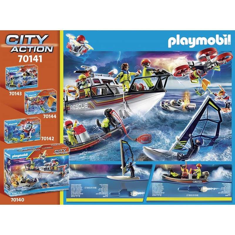 Playmobil rescate maritimo : rescate polar con bote