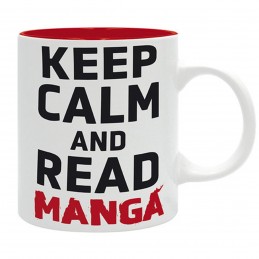 Taza keep calm and read manga