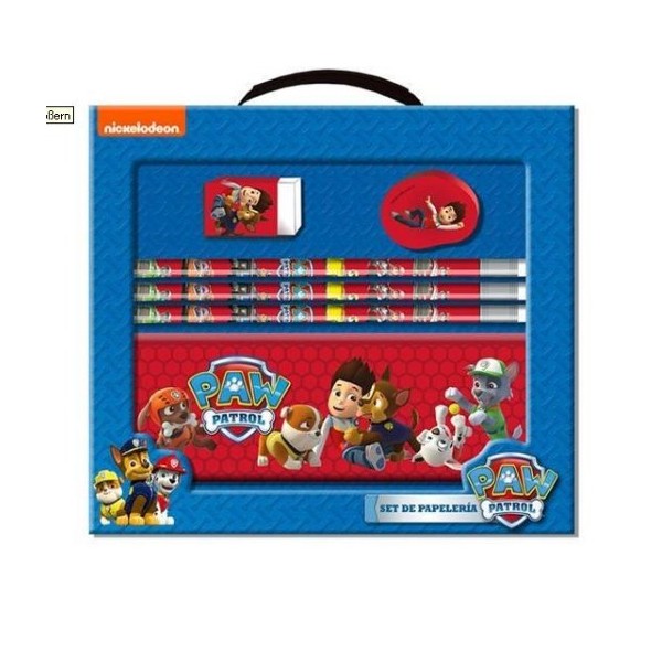 Paw Patrol Set de Papeleria C/ Portatodo C/Caja