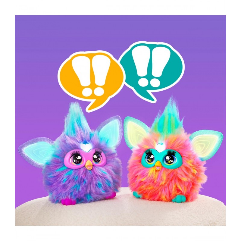 Juguete interactivo hasbro furby naranja coral