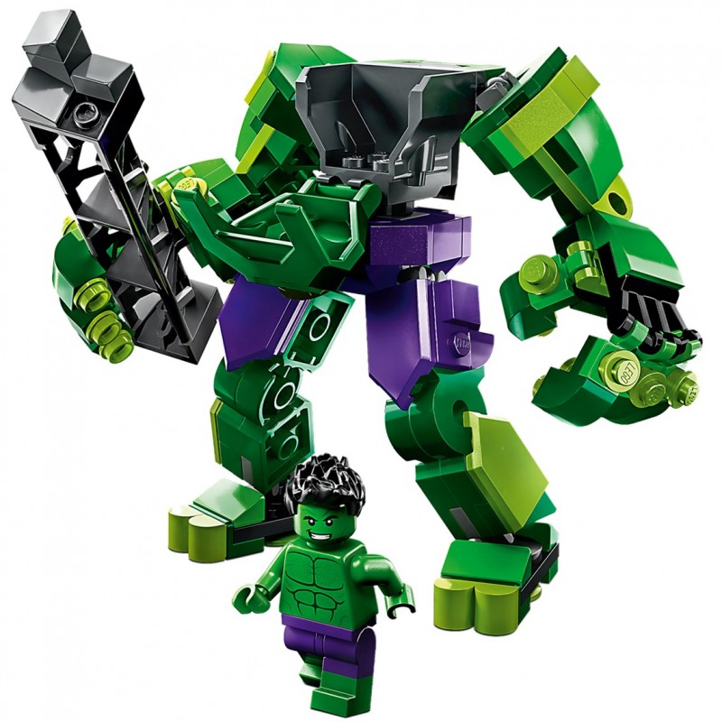 Lego marvel hulk armadura robótica