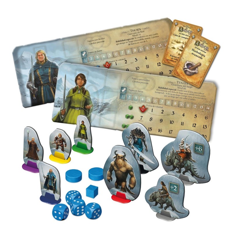 Juego de mesa devir las leyendas de andor - el frío eterno