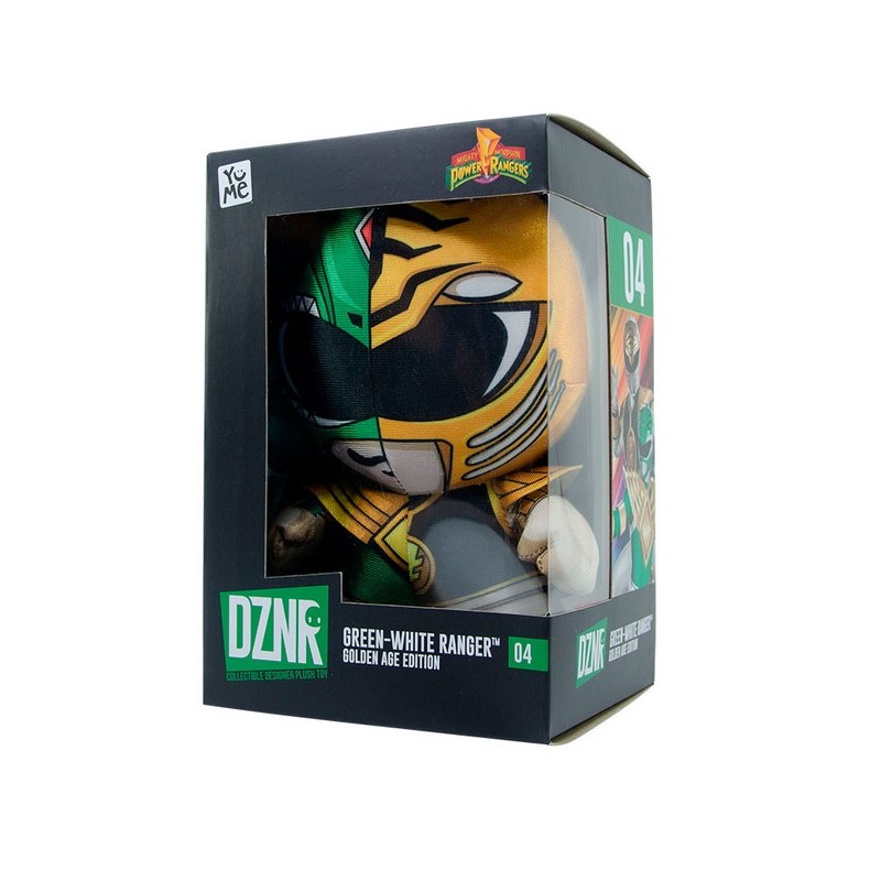 Peluche dznr power rangers verde - blanco