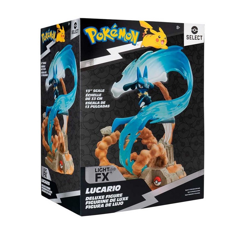 Figura jazwares pokemon estatua lucario