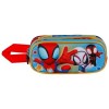 Portatodo 3D Three Spidey Marvel doble 9,5x22x8cm