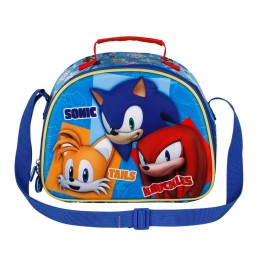 Portameriendas 3D Trio Sonic the Hedgehog 20x25,5x10cm