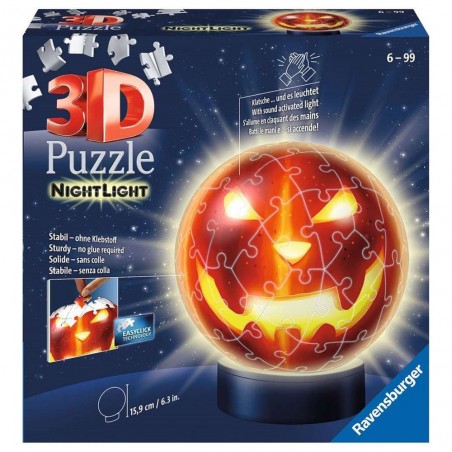 Puzzle 3d ravensburger calabaza de halloween