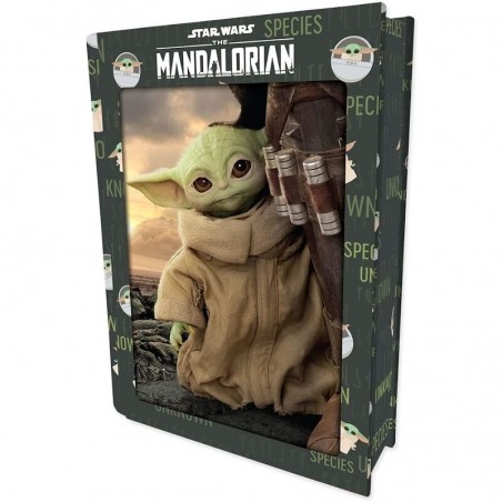 Puzzle libro lenticular prime 3d star wars the mandalorian 300 piezas