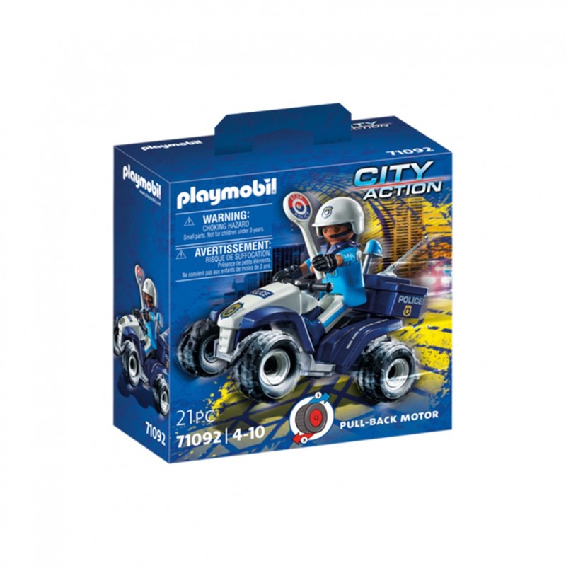Playmobil policia - speed quad