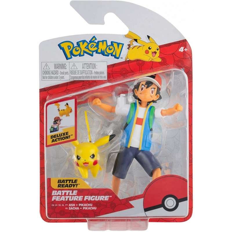 Pack de 4 figuras pokemon batalla ola 9