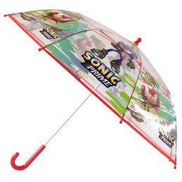 Paraguas Manual Transparente Sonic The Hedgehog 48cm