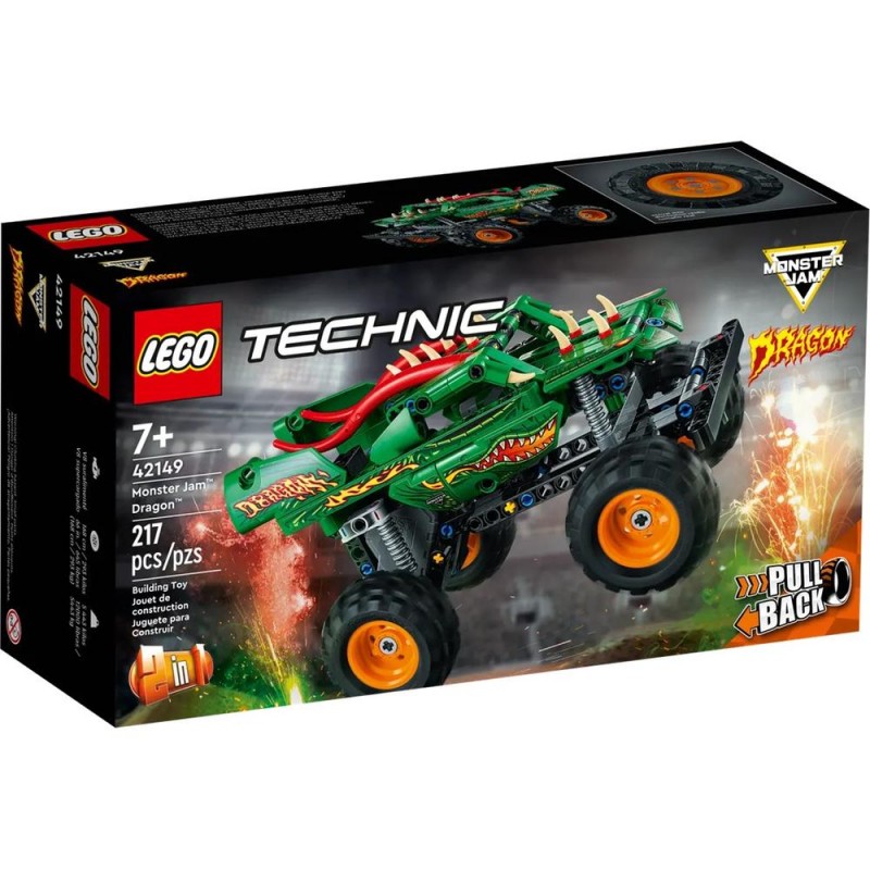 Lego technic monster jam dragon