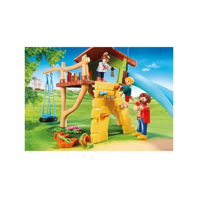 Playmobil ciudad parque infantil aventura