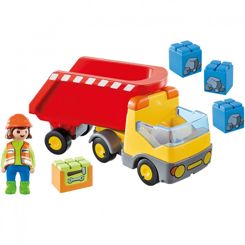 Playmobil 1.2.3 camion de construccion