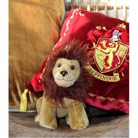 Peluche pack the noble collection harry potter leon mascota gryffindor + cojin gryffindor