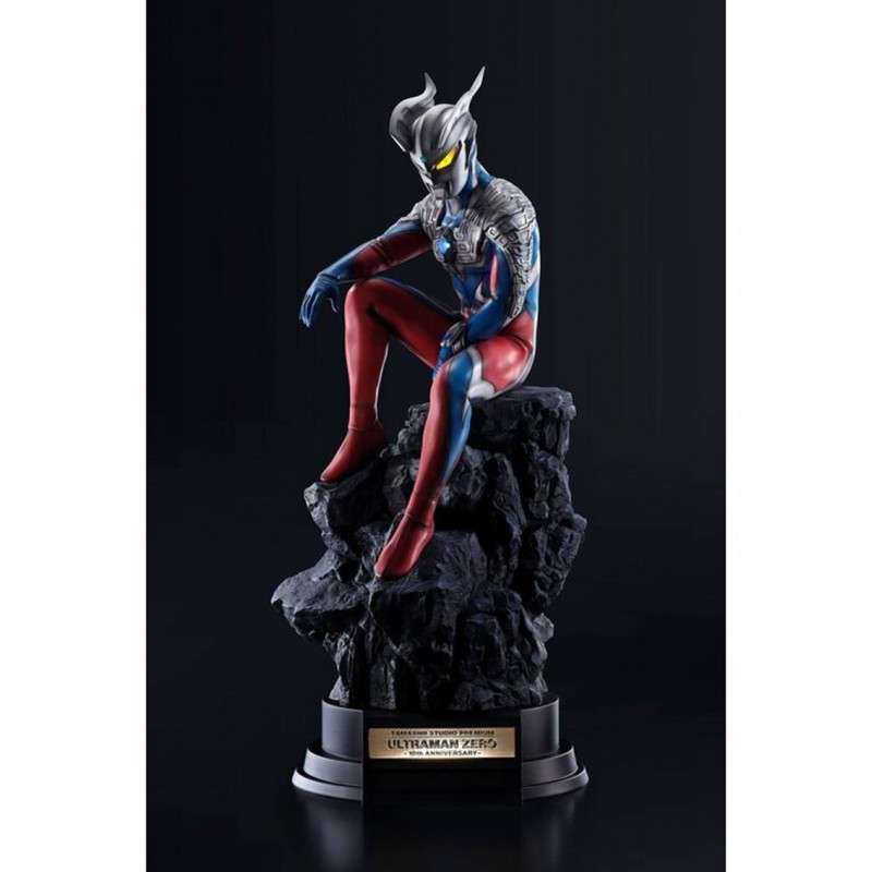 Figura tamashii nations ultraman zero ultraman 10th aniversario premium luz led 62 cm