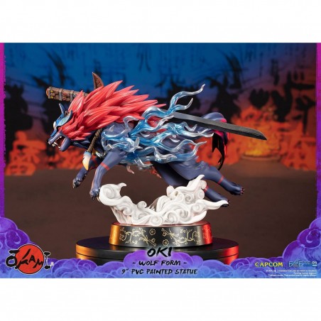 Figura first 4 figures okami oki wolf form edicion estandar estatua