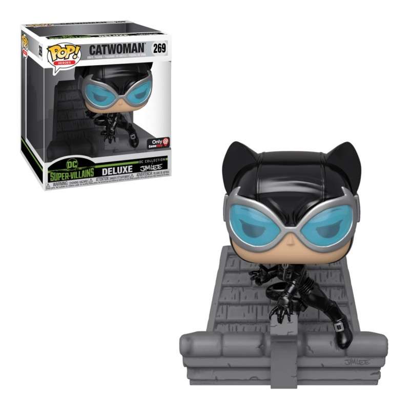 Pop & tee dc jim lee catwoman funko + camiseta talla xl