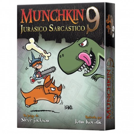 Juego de mesa munchkin 9: jurásico sarcástico pegi 10