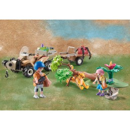 Playmobil wiltopia quad rescate de animales