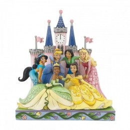 Figura decorativa eneso disney princesas en castillo