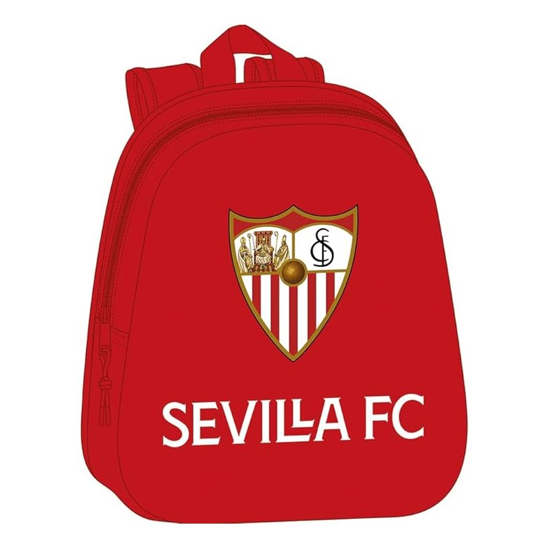 Mochila 3D Sevilla F.C. 27x10x33cm.