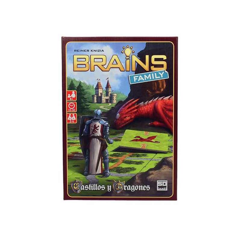 Juego de mesa brains castillos y dragones pegi 8