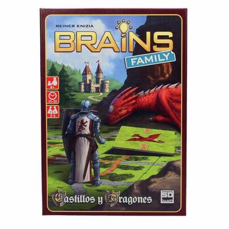 Juego de mesa brains castillos y dragones pegi 8