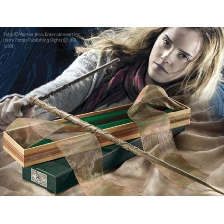 Replica the noble collection harry potter varita de hermione granger caja olivander