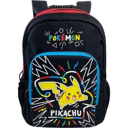 Mochila Pikachu Pokemon Colorful 42cm