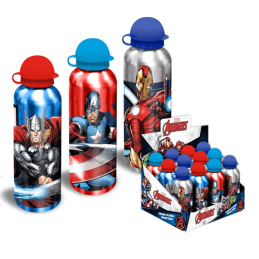 Botella Aluminio Avengers Marvel 500Ml.