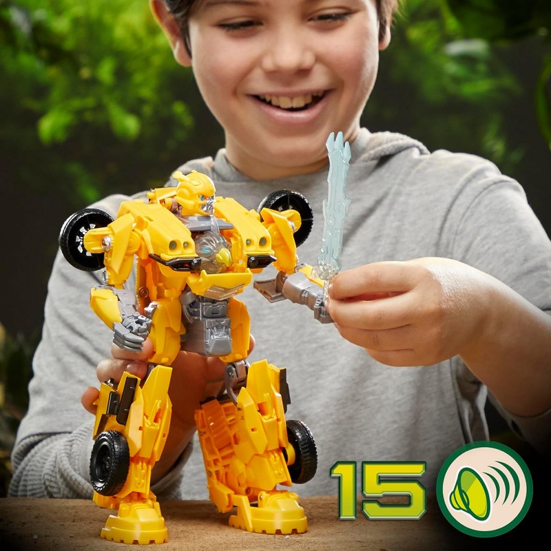 Figura hasbro transformers: el despertar de las bestias - bumblebee modo bestia