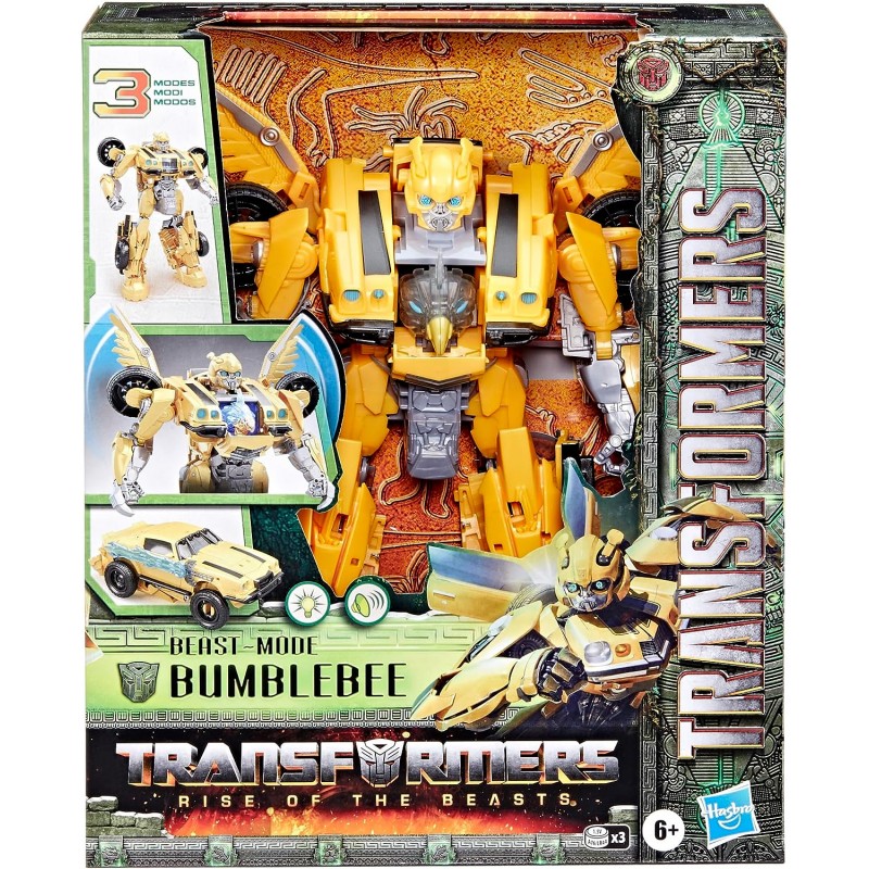 Figura hasbro transformers: el despertar de las bestias - bumblebee modo bestia