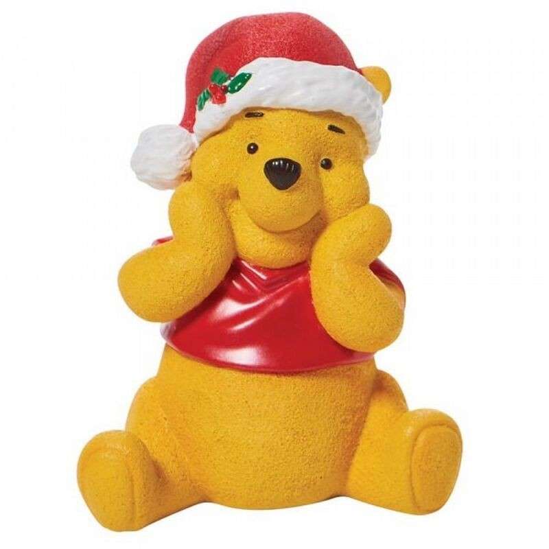 Figura enesco disney navidad winnie the pooh