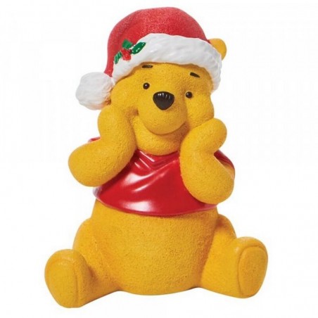 Figura enesco disney navidad winnie the pooh