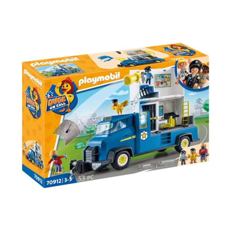 Playmobil duck on call camion de policia